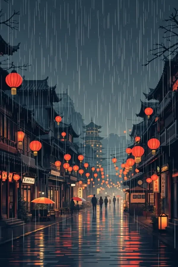 长安夜雨